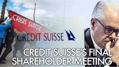 Credit Suisse chairman admits failure, anger to shareholders
